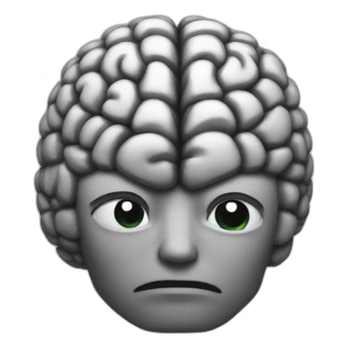 big brain sticker