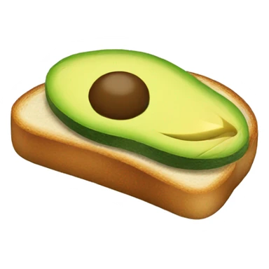 Avocado on toast sticker