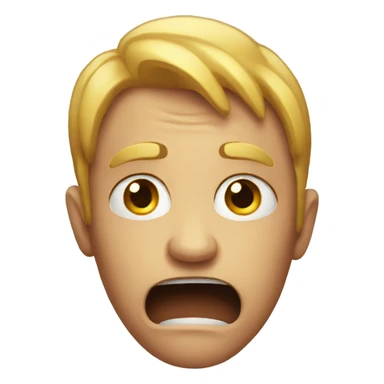 scared emoji sticker