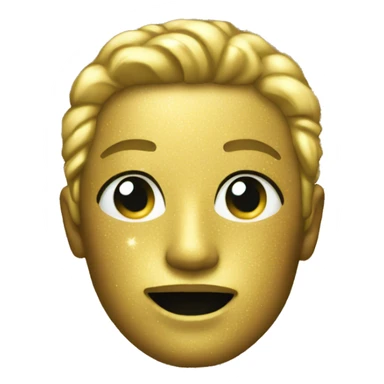 gold glitter  sticker