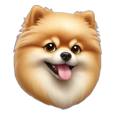 cute-dwarf-pomeranian sticker
