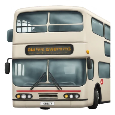 double decker bus sticker