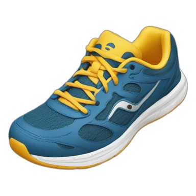 Running shoe sticker