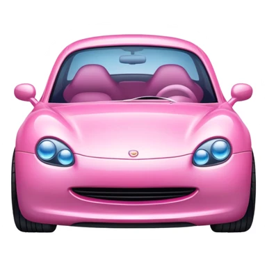 A car with breasts sticker