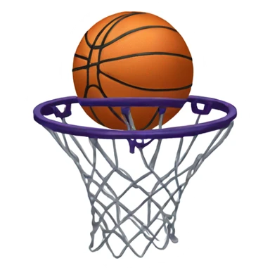 making a basketball into a hoop sticker