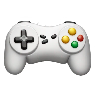 Game controller smiling sticker