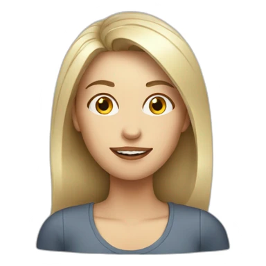 White woman drink vodka sticker