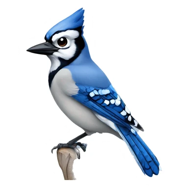 Blue jay bird  sticker