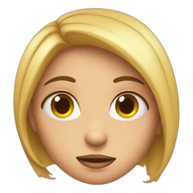 Emoji chocked with love eyes  sticker