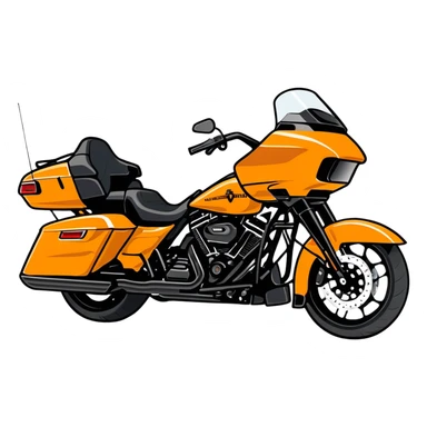 Harley road glide  sticker