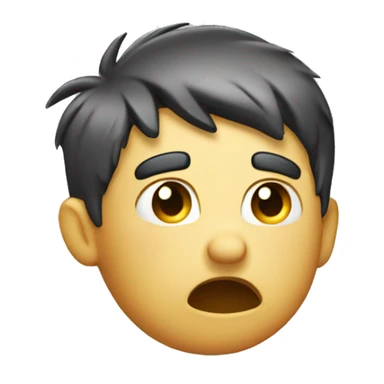 confused face scratching head  sticker