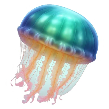 Moon jellyfish  sticker
