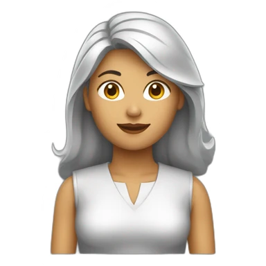 mujer agarrando plata sticker