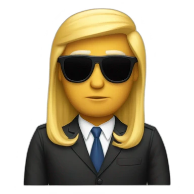 Donald Trump  jumpsuit sticker