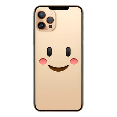 Iphone 16 pro max ligado cor bege claro sticker