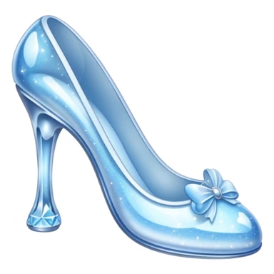 Cinderella's glass slipper sticker