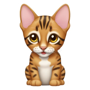 bengal kitten sticker