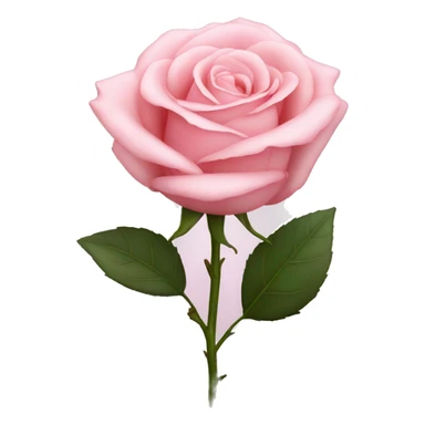 Light pink rose sticker
