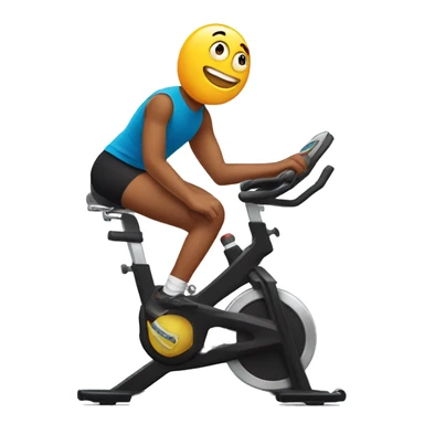 star on a stationary bike sticker