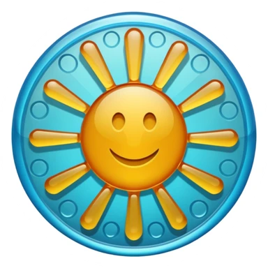 circular web without spider sticker