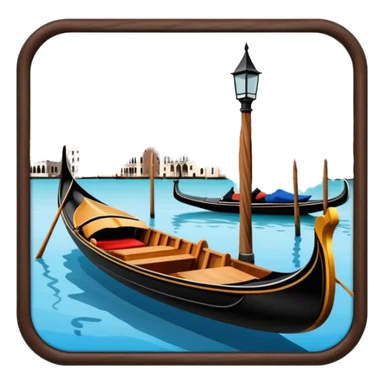 venice gondola sticker