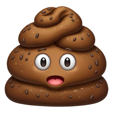 Poop sticker
