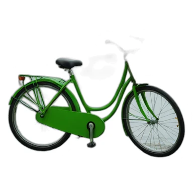 green bike in copenhagen sticker