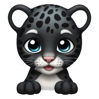 Baby panther sticker