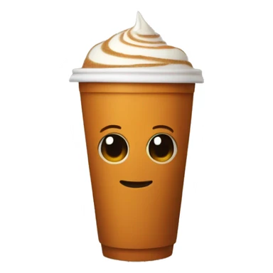Pumpkin spice latte sticker