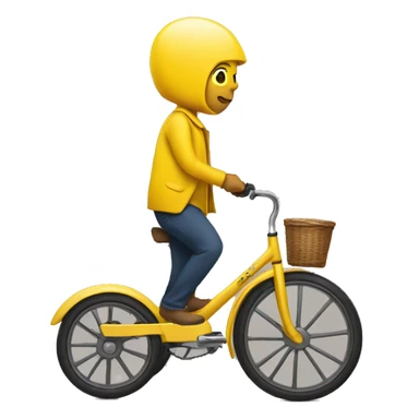 yellow Alinker walking tricycle sticker