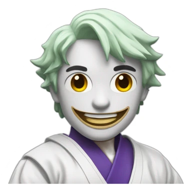the joker in judoka sticker
