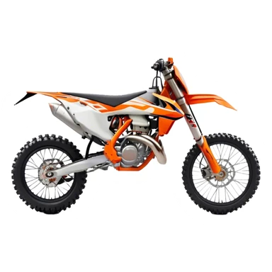 KTM Dirtbike - KTM 250 SX (Model Year: 2021) (Iconic colour: Orange) sticker