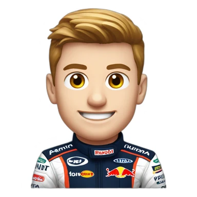 Max Verstappen formula 1 sticker