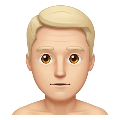 white man doing sigma face sticker