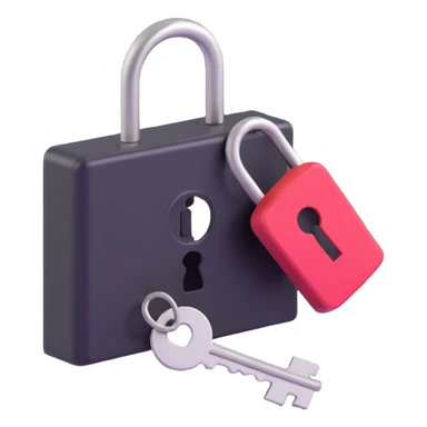 door being unlocked, close-up on lock and key sticker