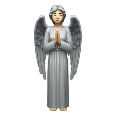 Asian weeping angel full body sticker