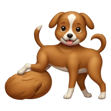 dog humping leg sticker