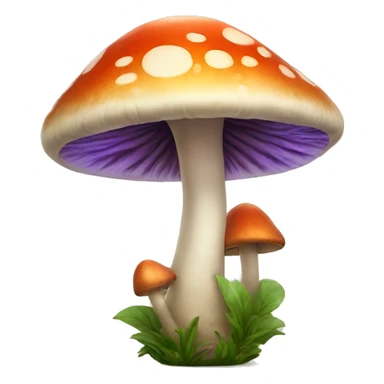 Happy magic mushroom sticker