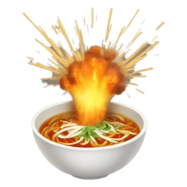 exploding pho sticker