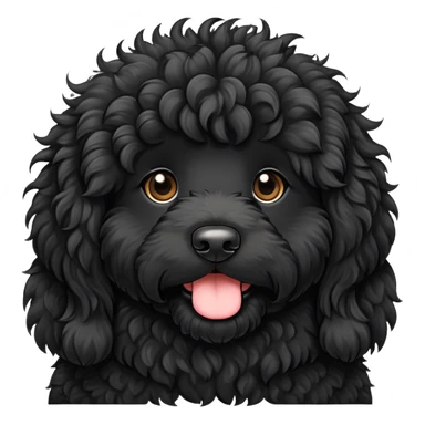 black bernadoodle sticker