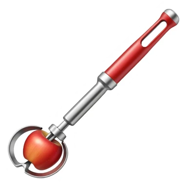 Apple corer sticker