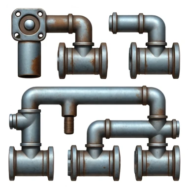 metal fittings sticker