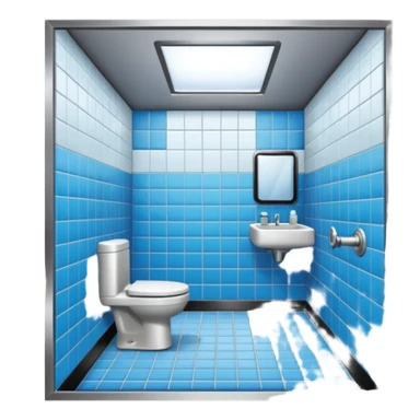 public restroom sticker