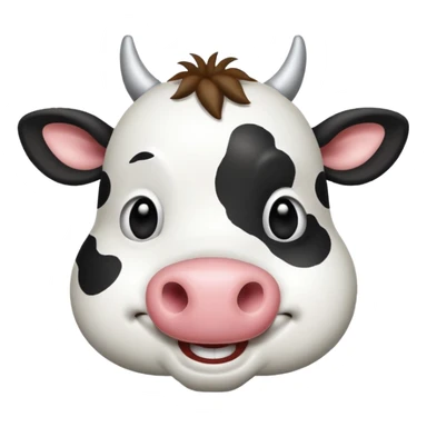 pantomime cow sticker