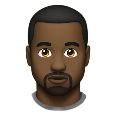 kanye west face sticker