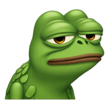 pepe-sad sticker