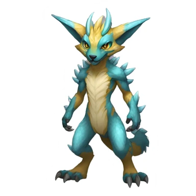 Anthro Vernid-WickerBeast-Protogen-Primagen-Fakémon Full Body sticker