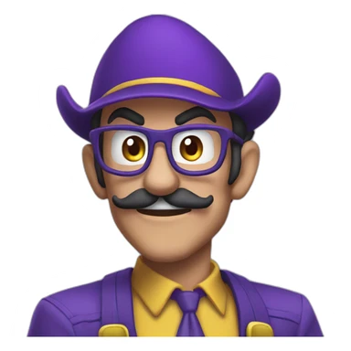 Super waluigi sticker