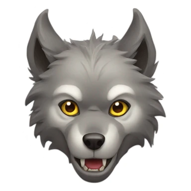 Loup garou sticker