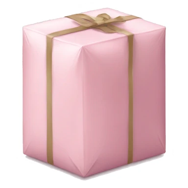 light pink package sticker